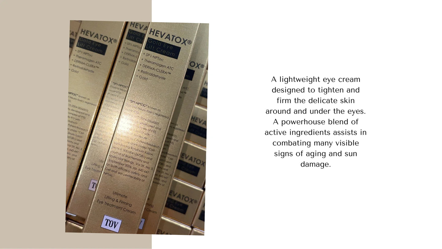 HEVATOX® Gold Eye Lift Cream