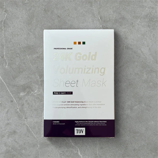 24K Gold Volumizing Sheet Mask (1 mask) from the House PLLA HOP