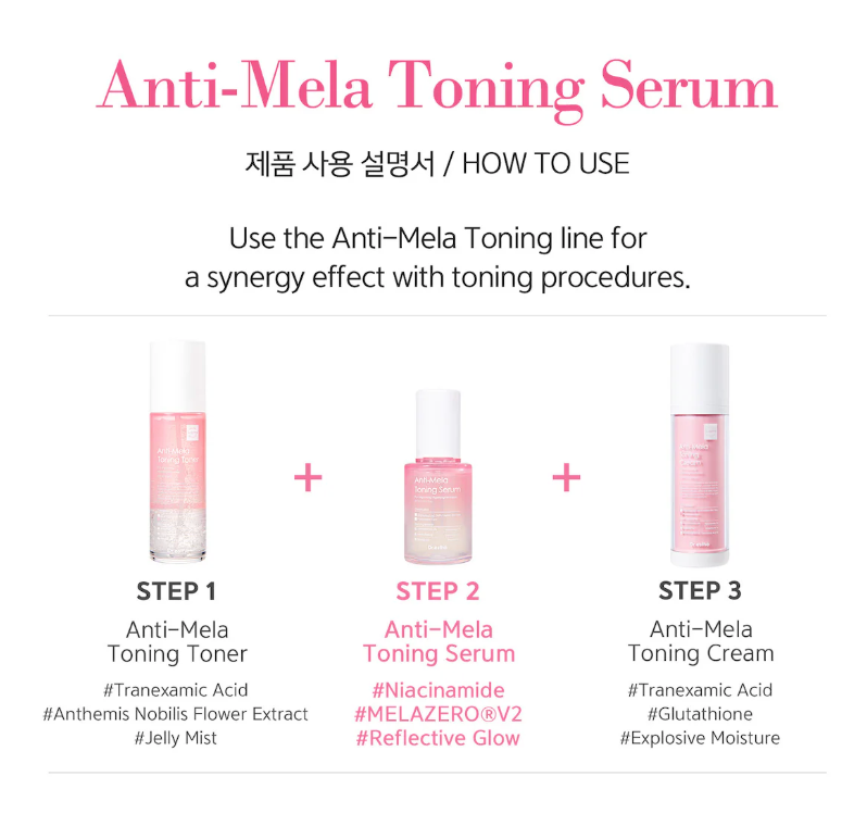 Anti-Mela Toning Serum - Halo Glow -  Pigmentation Serum
