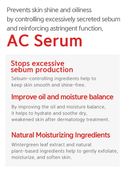 AC Serum (for Acne and excessive oil)