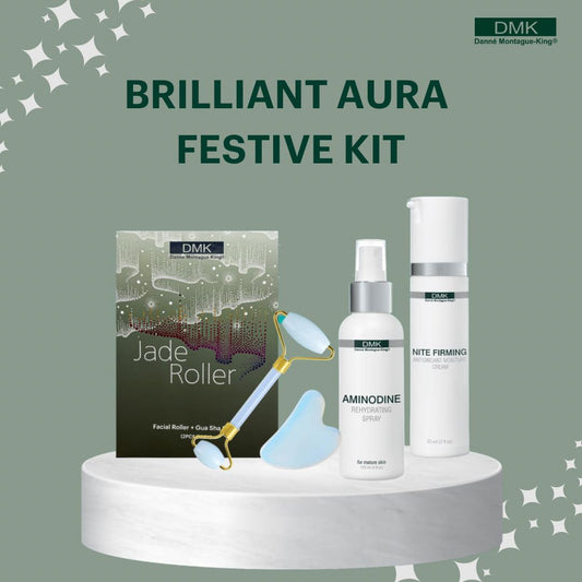 DMK Jade Facial Roller & Gua Sha Stone - skincare products sold separately