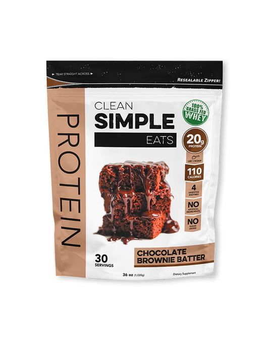 Clean Simple Eats Chocolate Brownie Batter Protein
