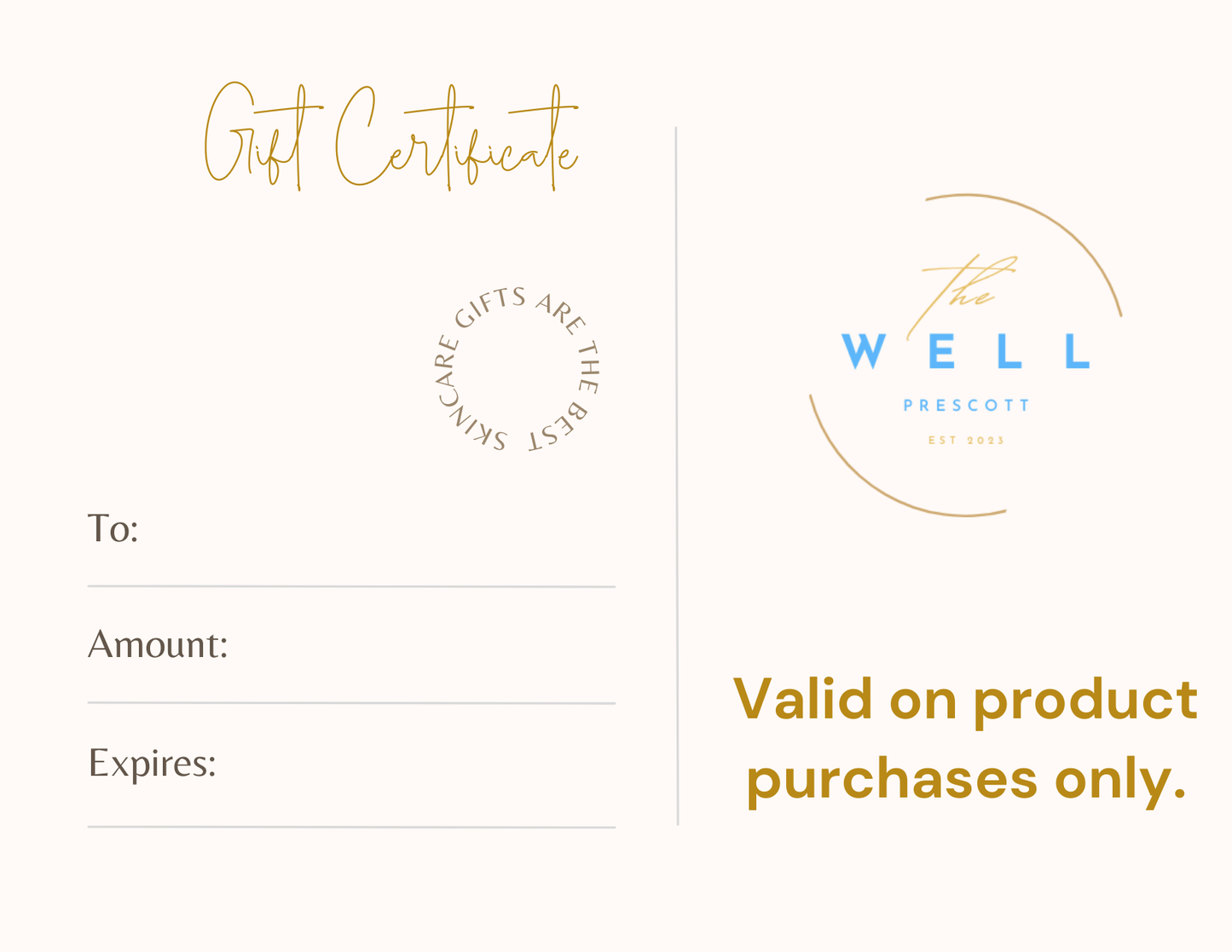 The WELL Prescott Winter E-Gift Cards